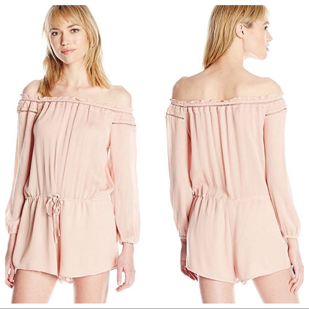 Lucca Couture Meg Off The Shoulder Romper - Picture 6 of 6